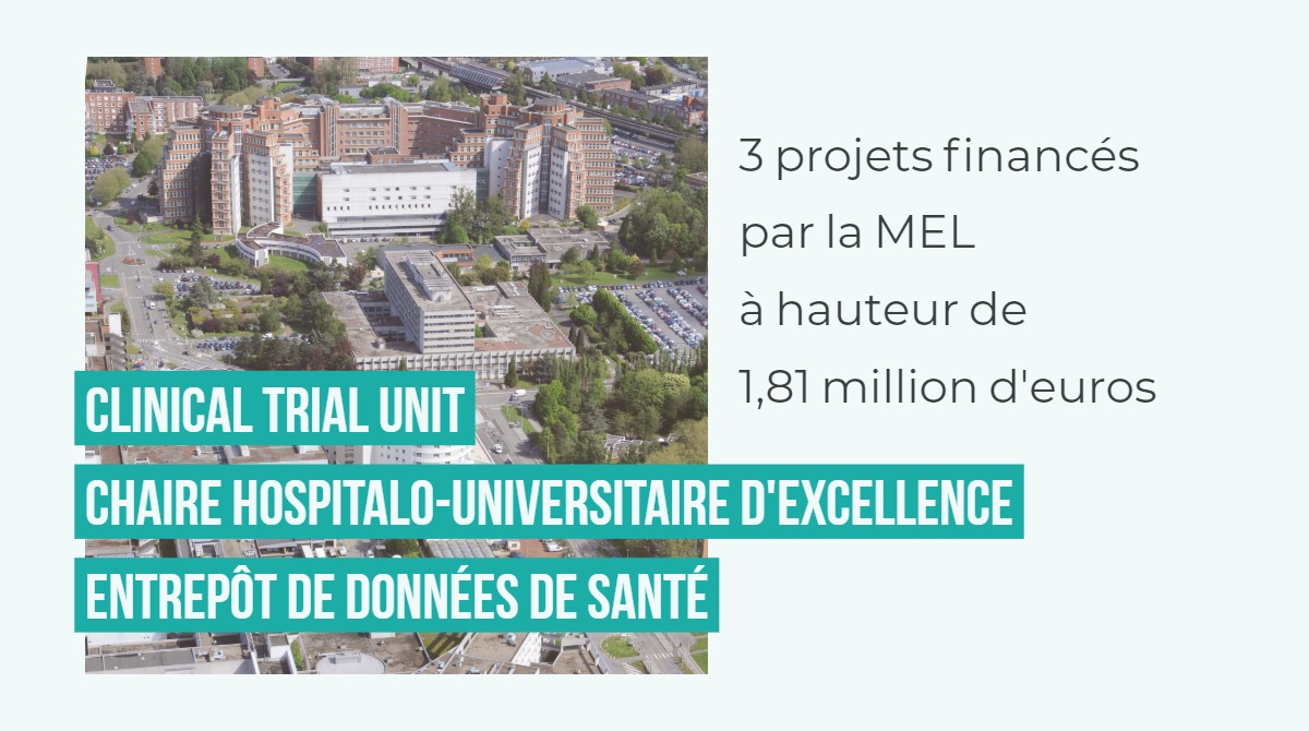 La Métropole Européenne de Lille, le CHU de Lille, l’Université de Lille et Eurasanté s’associent dans le cadre d’un partenariat d’envergure pour la recherche en santé sur le territoire